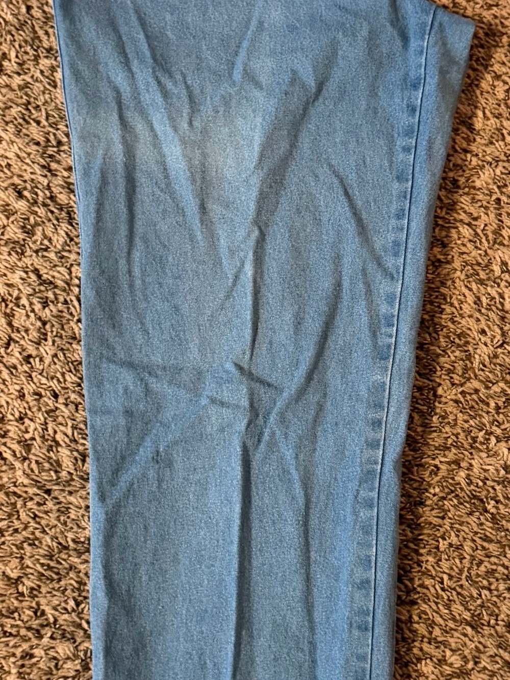 Cabin Creek Light Blue Elastic Waist Denim Pants